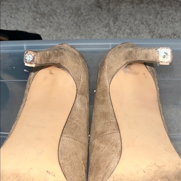 Forever 21 Beige Suede Heels (please see pics) - Picture 7 of 7